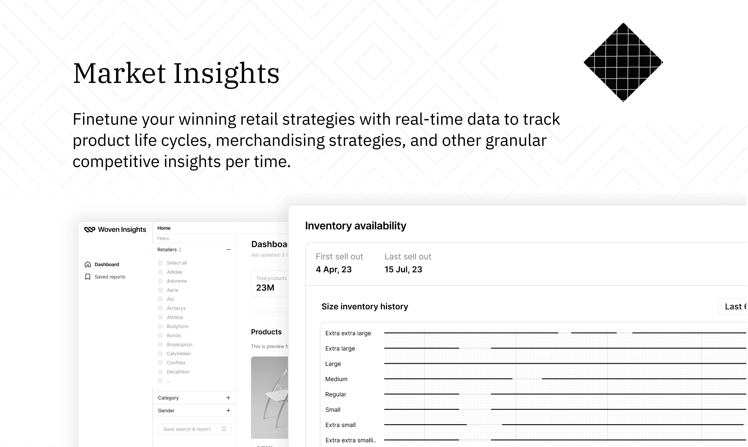 screenshot of Woven Insights